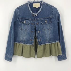 Anthropologie Pilcro and The Leatherpress jacket.